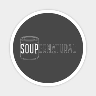 Soupernatural (White Logo) Magnet